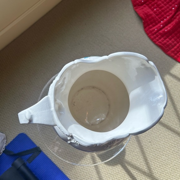 Vintage Extra Large Ceramic Pitcher Vase Container - Picture 5 of 8